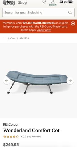 REI Wonderland Comfort Cot