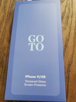 iPhone 11/XR Screen Protector, HD tempered glass
