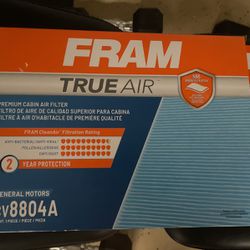 Fram True Air Cabin Air filter For Car 2 Pack