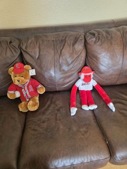 Anaheim Angels Bear & Rally Monkey. 