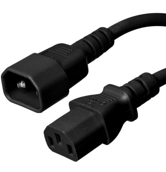 3ft Volex C13 Power Cord Extender V1625 10A 250V
