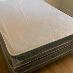 New FULL Size Mattress With Box Spring COLCHONES Nuevos Matrimoniales Full Bed 