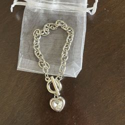 Stainless Steel Heart Bracelet 