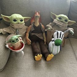 Star Wars And Sonic And You-gi-oh Toys Lot 