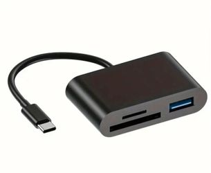 Type-C SD Card Reader Adapter - COLOR AVAILABLE (BLACK)