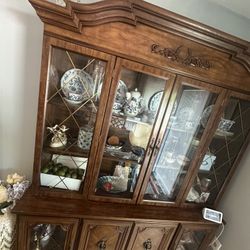Antique China + Dining Table
