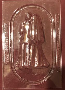 Bride & Groom Assembly cake, soap 2 cavity Mold