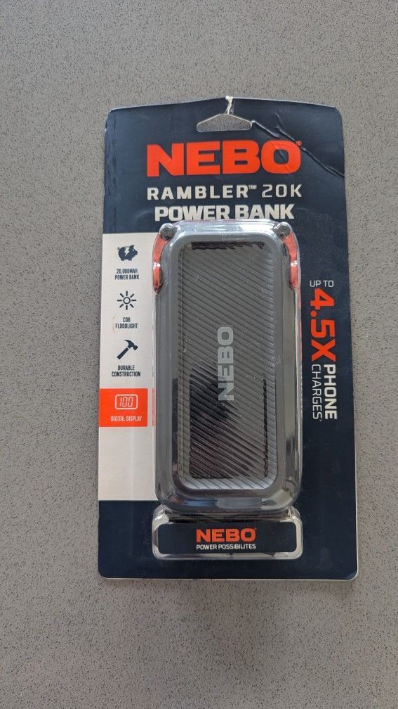 $50 Nebo Power bank Rambler 20x