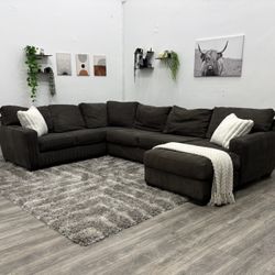 Grey Sectional Couch - Free Delivery 