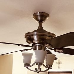 Ceiling fan with lamp