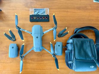 DJI Mavic Pro 4K Drone Bundle - 3 Batteries + Charger + Filters + Extras