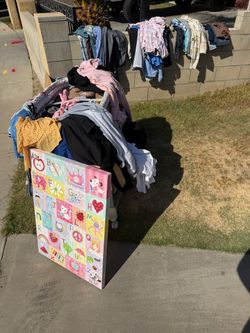 Free Cloths/ wall art / bassinet