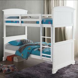Brand New White Twin Size Bunk Bed