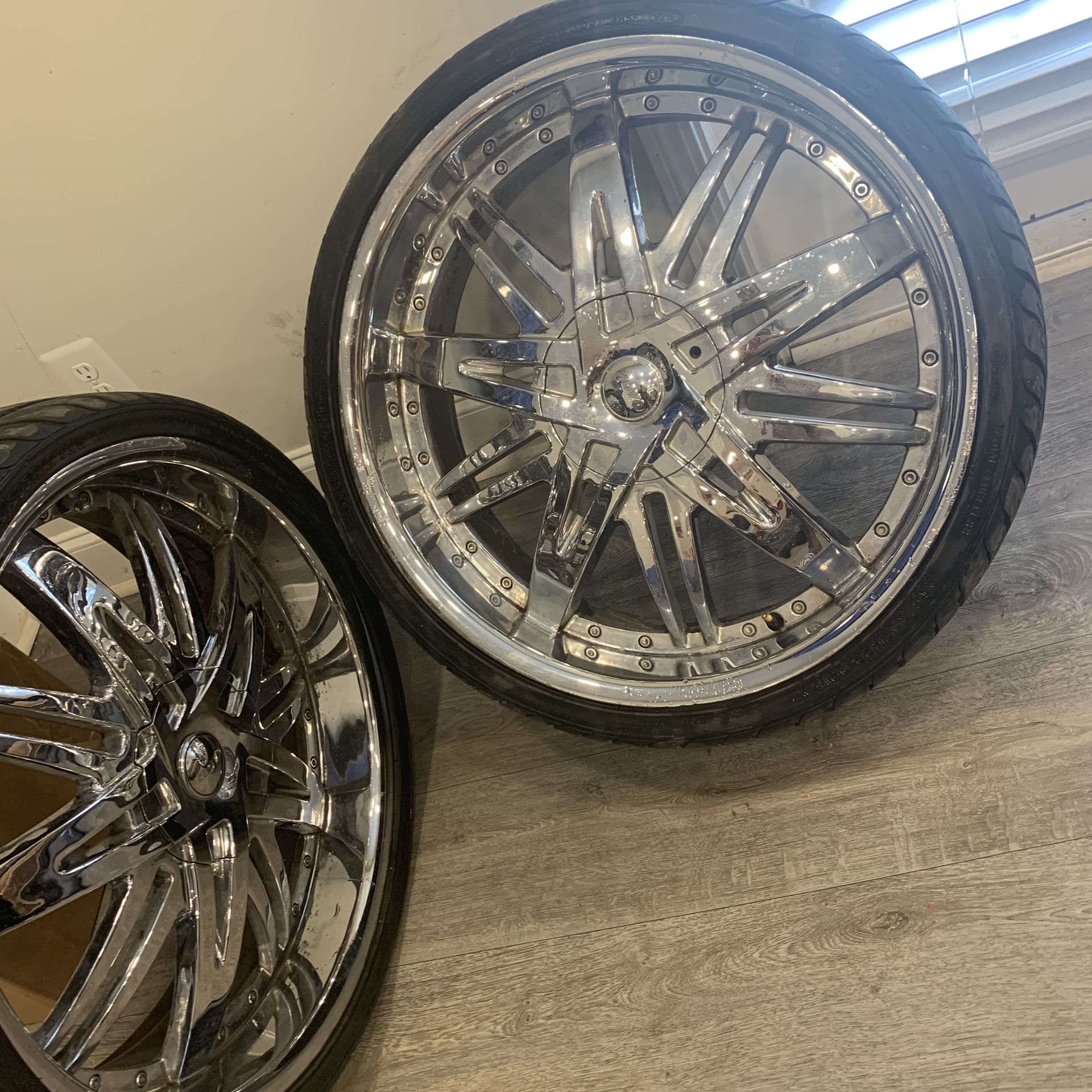 22” rims and tires