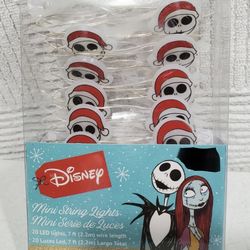 Nightmare Before Xmas Mini String Lights Christmas Yard Decor Holidays