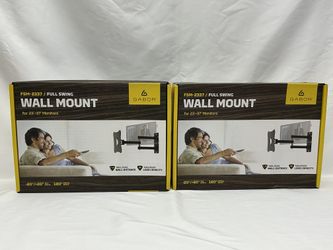2-Pack Gabor FSM-2337 Full-Swing TV Wall Mounts - New