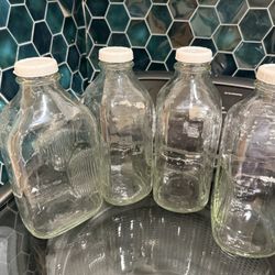 Glass 64 Oz Milk Jug