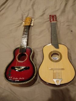 2 HALF SIZE GUITARS SCHYLLING NYLON STRING OTHER METAL STRINGS BOTH NICE GUITARS 40 BUCKS 4 BOTH