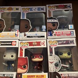 6 funkco pops in this lot