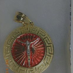 14k Gold-filled Jesus Pendant 