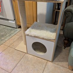 Cat Stand With Scratcher