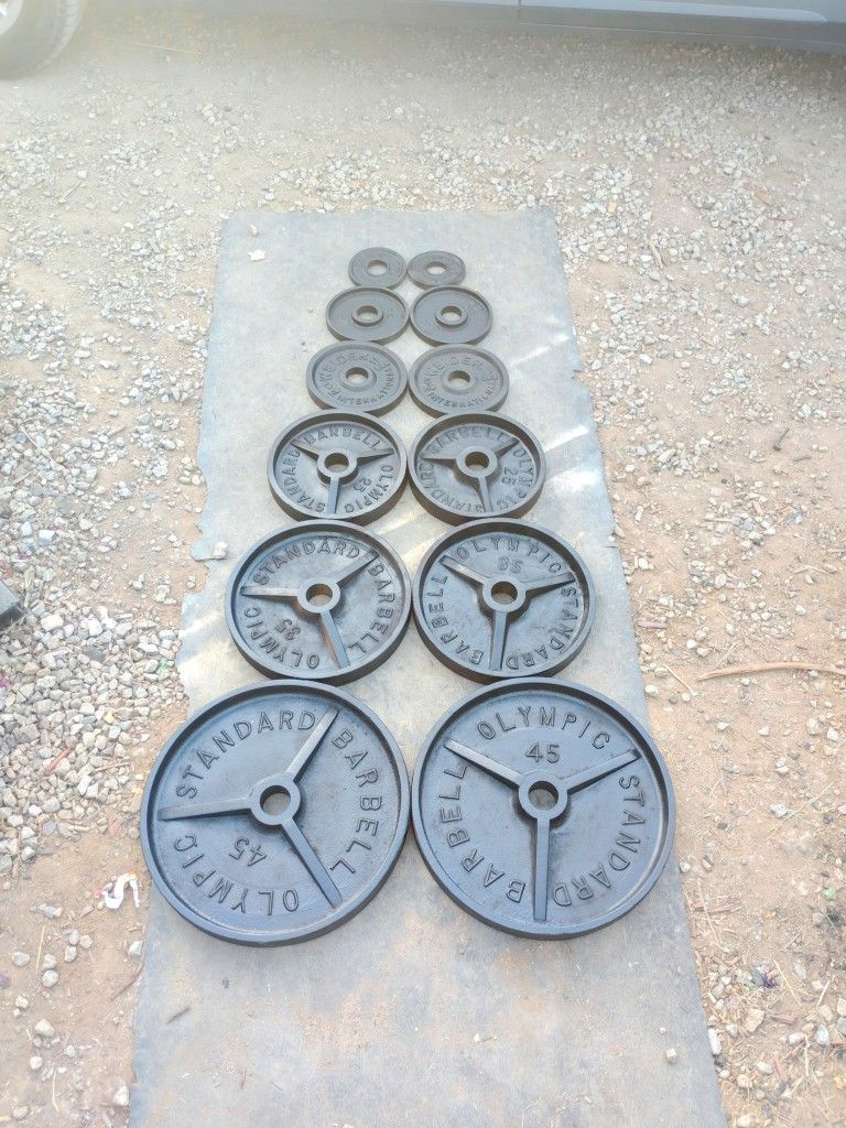 Olympic Weights 245lbs