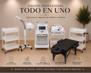 Muebles y productos para  faciales