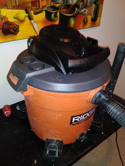 Rigid shop vac 5hp 16gallon