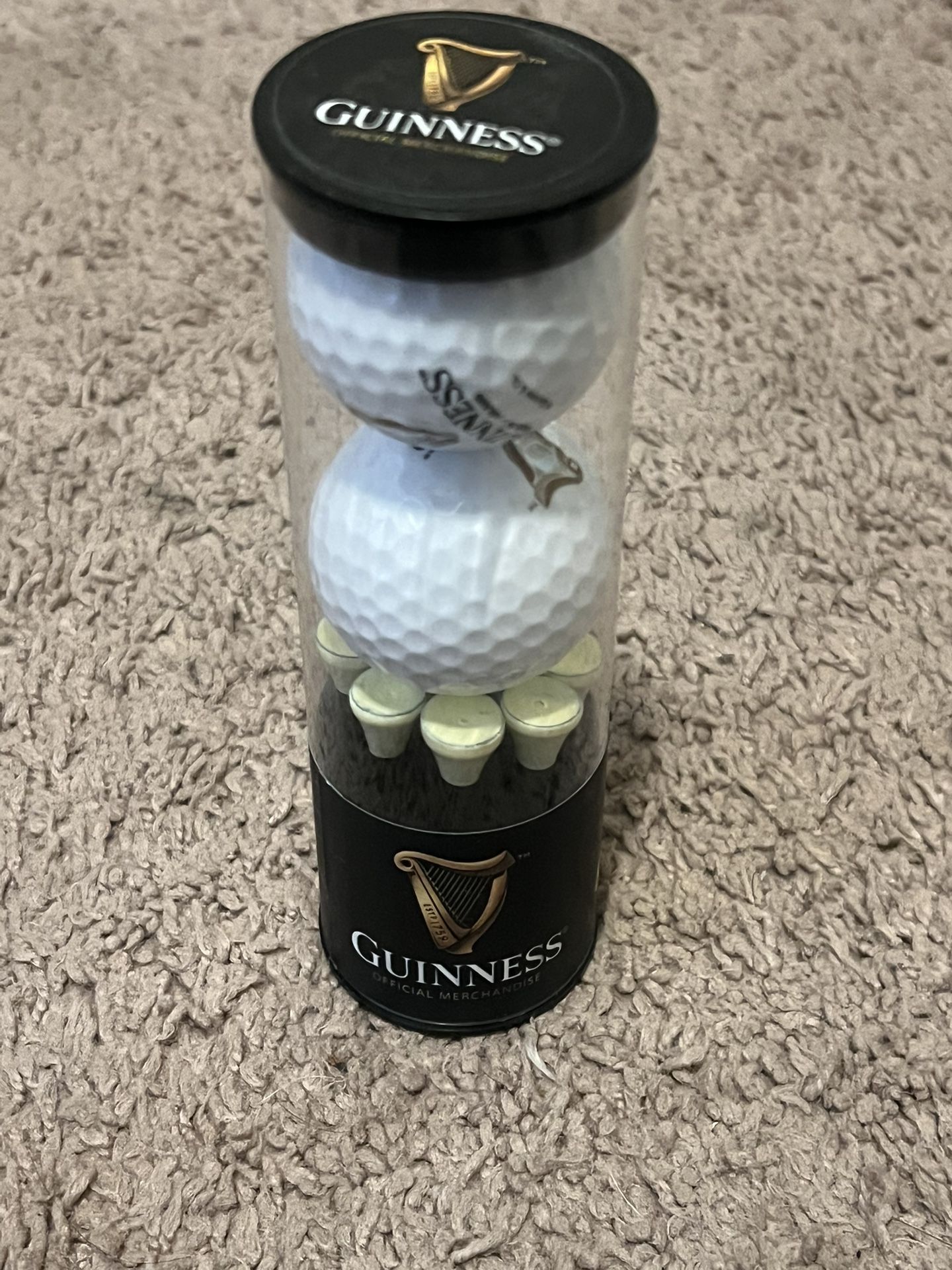 Golf Ball / Tee Gift Set - Guinness