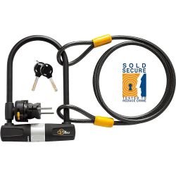 Bike U Lock with Cable