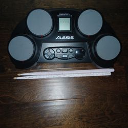 Alesis CompactKit 4 Electronic Drum Kit Drum Pad With Drumsticks