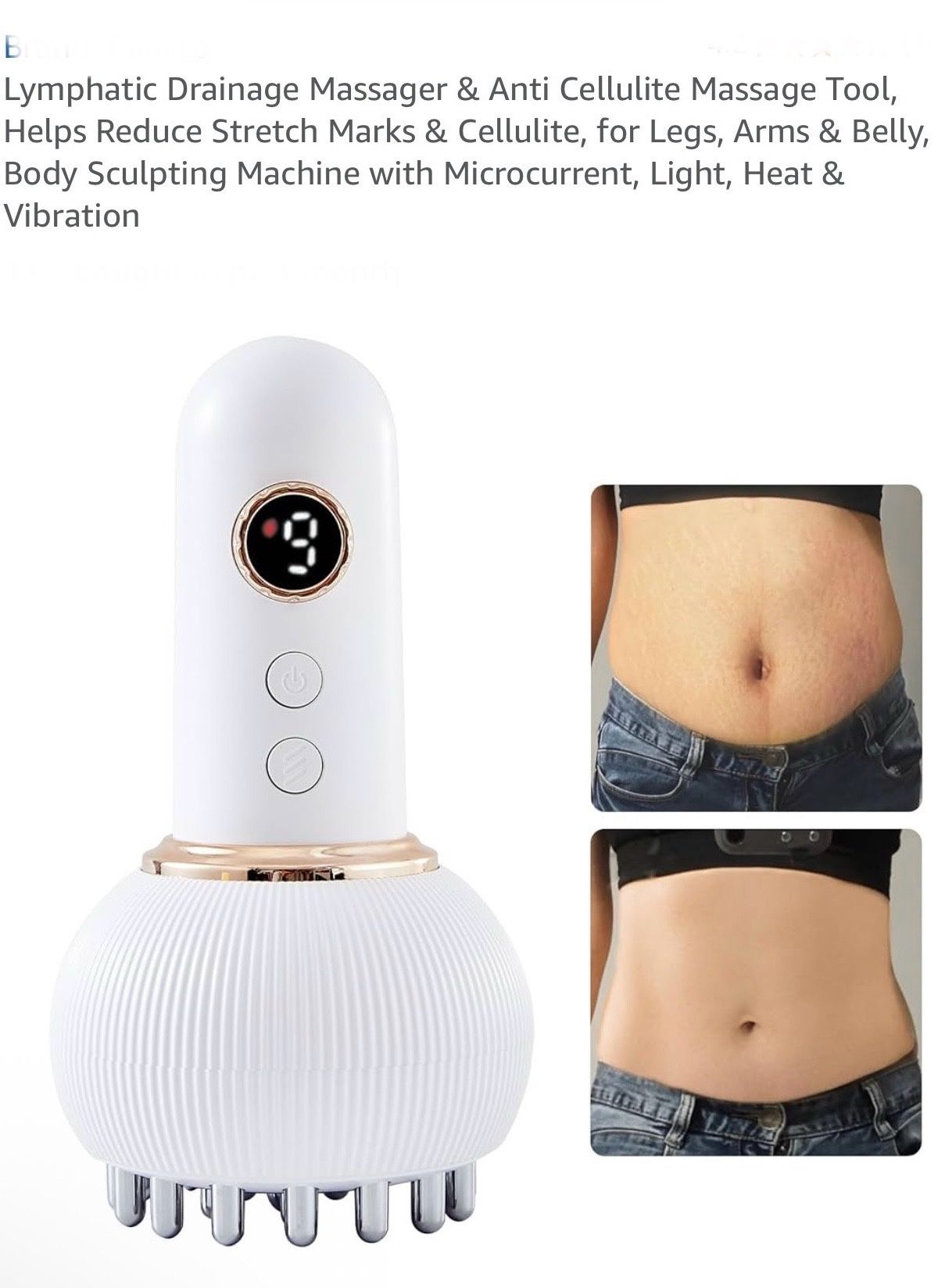 New Lymphatic Drainage Massager & Anti Cellulite Massage Tool, Helps Reduce Fat