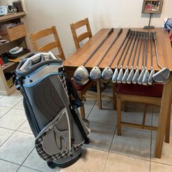 CALLAWAY BIG BERTHA WOMEN’S GOLF SET+ADAMS STAND BAG (12 CLUBS)