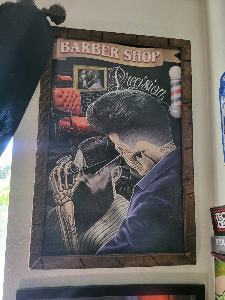 Barbershop Frame "35×23" $20