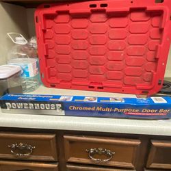 Powerhouse Chromed Multi-Purpose Door Bar