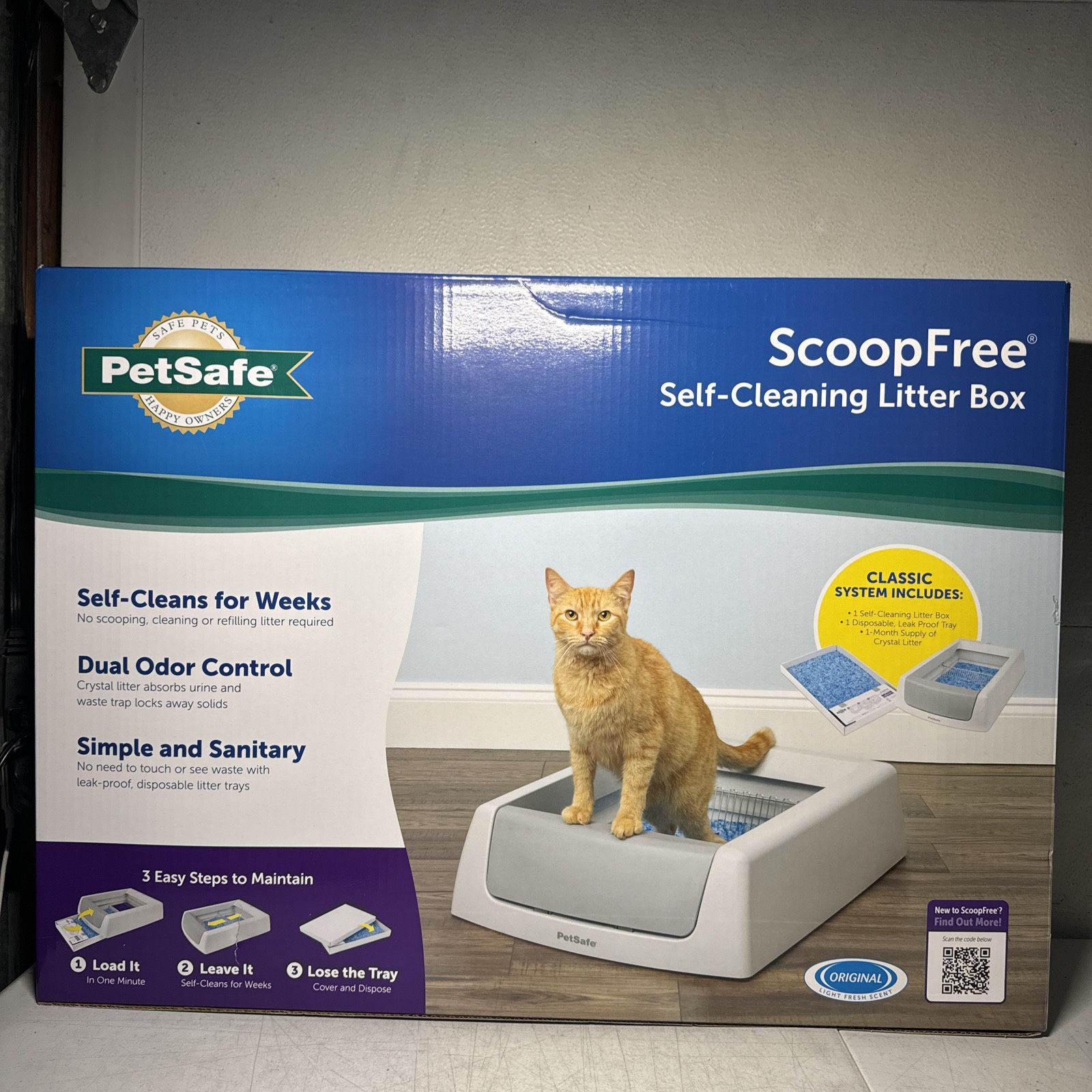 ScoopFree by PetSafe Self-Cleaning Second Generation Cat Litter Box