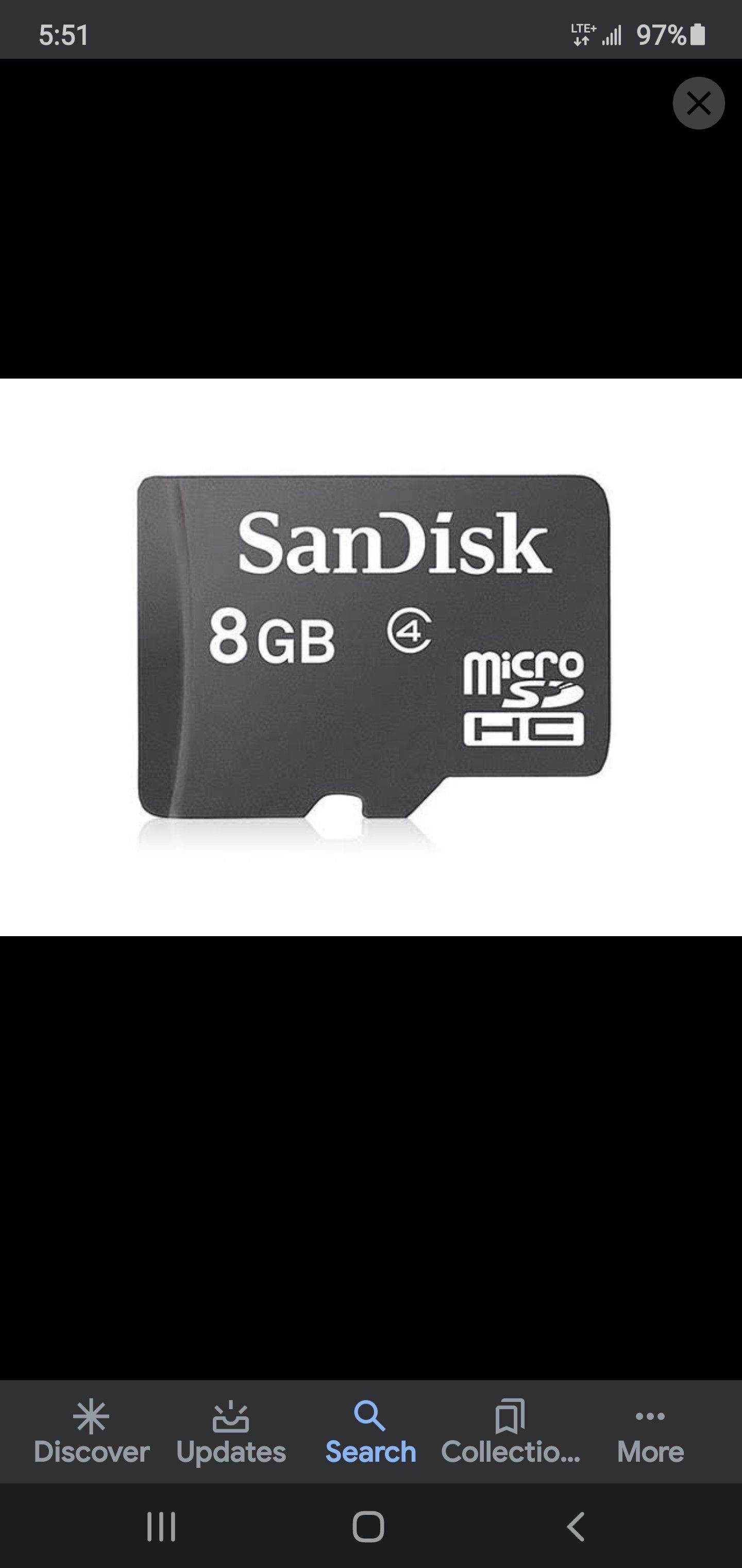 micro SD with the install of lightRoom