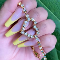 Heart ankle bracelet