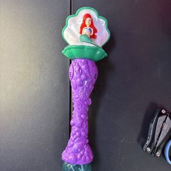 Disney Parks The Little Mermaid Princess Ariel Light Up Musical Bubble Wand