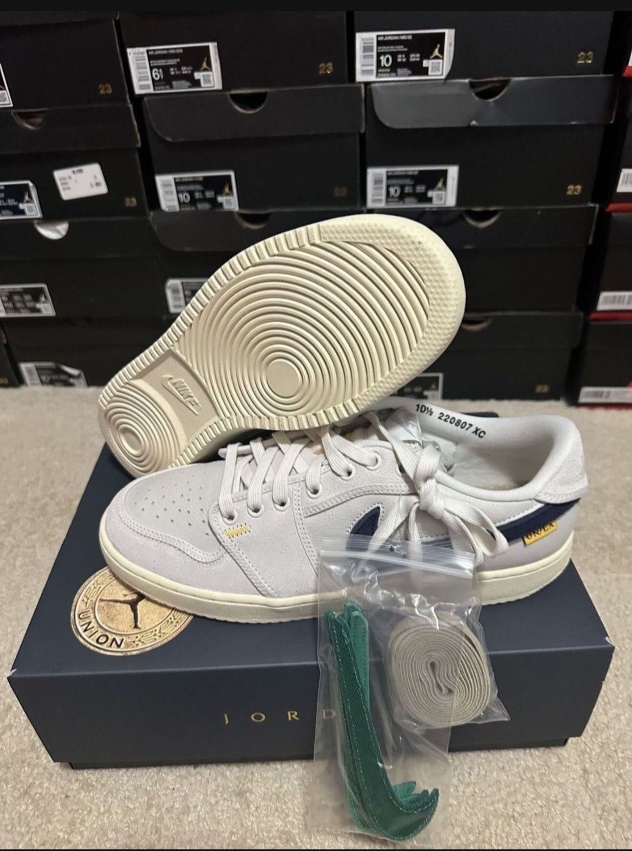 Jordan 1 Retro AJKO Low SP Union Sail Men’s DZ4864-100 Size 10.5 Brand New