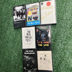 The Who Cassettes/ Roy Orbison/ Fleetwood Mac / The Temptations 