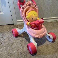 Baby Doll and Stroller 