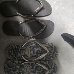 Havaianas flip flops womens size 37-38