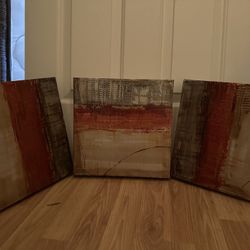 3 Piece Canvas Paintings 