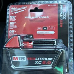 Milwaukee Red Lithium Xc 5.0