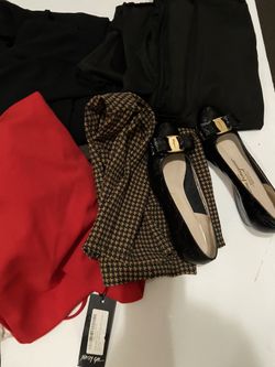 NEW & USED !! Clothes and Shoes bundle Sizes: S & M