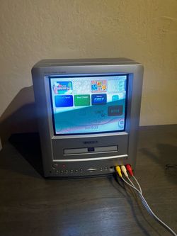 Toshiba MD9DM1R 9" CRT Television Dvd Player Works Tested