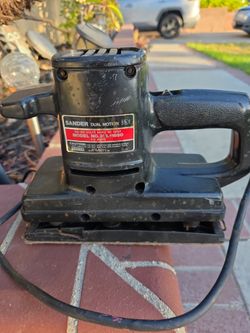 Sears Craftsman Dual Motion Sander (Model (contact info removed)0) designed to operate at 110-120 Volts AC.