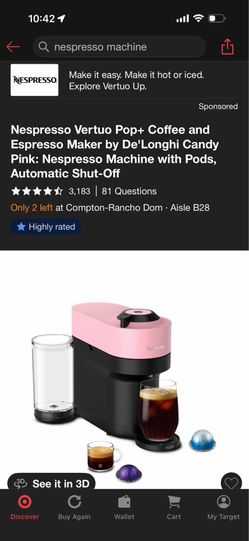 Nespresso Coffee machine