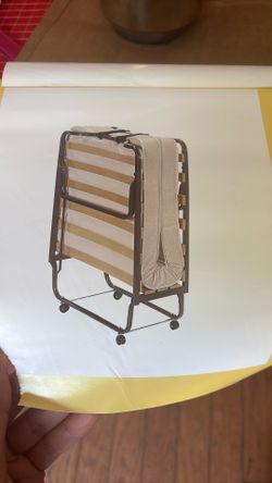 Folding Bed (New) Includes Mattress 